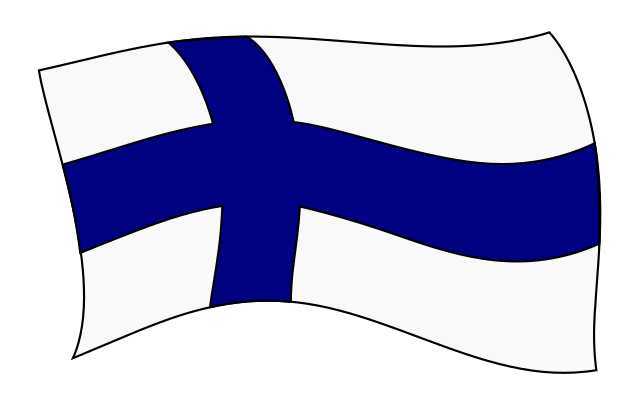 Toinen liehuva Suomen lippu