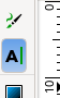 Tekstityökalun kuvake työkalupalkissa