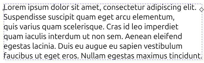 Teksti tasattuna vasemmalle